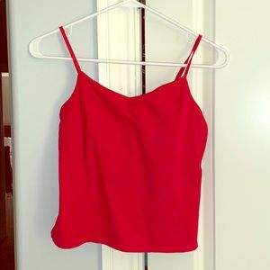 red crop top